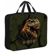 Папка на молнии с ручками BRAUBERG А4, 1 отделение, полиэстер, 80мм, Dino attack, 272179 - Премиум Сервис