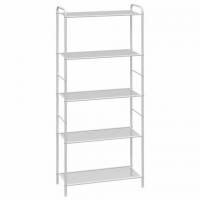 Стеллаж на металлокаркасе "Валенсия-25", 655*300*1555 мм, 5 полок, белый, СТВ25 Б - Премиум Сервис