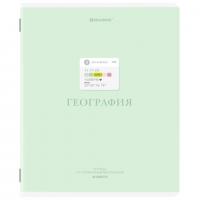 Тетрадь предметная CREATIVE 48 л., обложка картон, ГЕОГРАФИЯ, клетка, подсказ, BRAUBERG, 405113 - Премиум Сервис