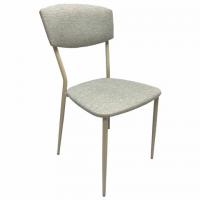 Стул для столовых, кафе, дома РС23, бежевый перламутровый каркас, рогожка бежевая - Премиум Сервис