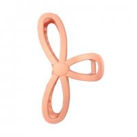 Краб для волос "Бантик", 12,5 см, soft touch, розовый MONTE VITA 457011 - Премиум Сервис