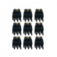 Крабы для волос НАБОР 9 шт, 1,5 см, глянцевый, АССОРТИ, MONTE VITA 457025 - Премиум Сервис