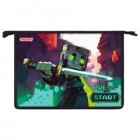 Папка для тетрадей ПИФАГОР А4, 1 отделение, картон/пластик, на молнии, Sharp sword, 273342 - Премиум Сервис