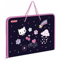 Папка для труда на молнии с ручками ПИФАГОР А4, 1 отделение, пластик, органайзер, Leapfrog, 273388 - Премиум Сервис