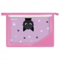 Папка для труда BRAUBERG А4, 2 отделения, пластик, молния сверху,органайзер, Hide and seek, 273399 - Премиум Сервис