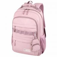 Рюкзак HEIKKI FUSION (ХЕЙКИ) универс., 2 отд, отд. для ноутбука,c КОШЕЛЬКОМ, пыльная роза, 44х31х14см, 273867 - Премиум Сервис