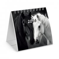 Календарь-домик настольный на гребне, 2026г, BRAUBERG, 101х101мм, Символ 2026, 117278 - Премиум Сервис