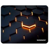 Коврик для мыши SONNEN "HOT CELLS" резина+ткань, 250х200х2мм, 513955 - Премиум Сервис