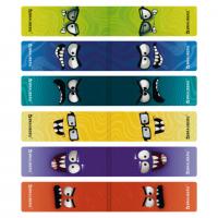 Закладки для книг МАГНИТНЫЕ, BRAUBERG "CUTE MONSTERS", набор 6 штук, 60x20 мм, 116995 - Премиум Сервис