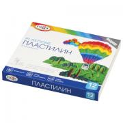 Пластилин классический ГАММА "Классический", 12 цветов, 240 г, со стеком, картонная упаковка, 281033 - Премиум Сервис