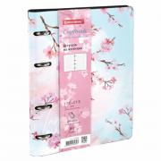 Тетрадь на кольцах А5 (180х220 мм), 80 листов, под кожу, клетка, BRAUBERG VISTA, Inspiration, 112124 - Премиум Сервис