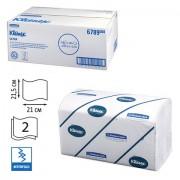 Полотенца бумажные 186 шт., KIMBERLY-CLARK Kleenex, КОМПЛЕКТ 15 шт., Ultra, 2-х слойные, белые, 21х21,5 см, Interfold (601533-534)6789 - Премиум Сервис