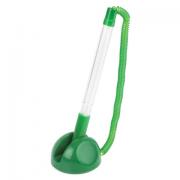 Ручка шариковая настольная BRAUBERG "Стенд-Пен", СИНЯЯ, пружинка, корпус зеленый, линия письма 0,5 мм, 141350 - Премиум Сервис