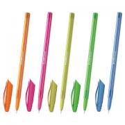 Ручка шариковая ERICH KRAUSE "Cocktail", СИНЯЯ, корпус ассорти, узел 0,6 мм, линия письма 0,32 мм, 33518 - Премиум Сервис