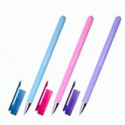 Ручка шариковая масляная BRAUBERG "FRUITY Pastel", СИНЯЯ, soft-touch, узел 0,7 мм, линия письма 0,35 мм, 142958, OBP322 - Премиум Сервис