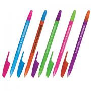 Ручка шариковая BRAUBERG "X-333 MIX", СИНЯЯ, корпус ассорти, узел 0,7 мм, линия 0,35 мм, 142960 - Премиум Сервис