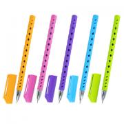 Ручка шариковая масляная BRAUBERG Orient Color, СИНЯЯ, корпус ассорти, В ДИСПЛЕЕ, игольчатый узел 0,7 мм, линия письма 0,35 мм, 143001 - Премиум Сервис