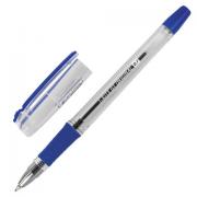 Ручка шариковая масляная с грипом BRAUBERG "i-Rite GT", СИНЯЯ, корпус прозрачный, узел 0,7 мм, 143300 - Премиум Сервис