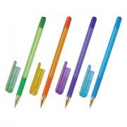 Ручка шариковая масляная с грипом MUNHWA "MC Gold LE", СИНЯЯ, корпус ассорти, узел 0,5 мм, MCL-02 - Премиум Сервис