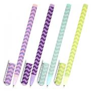 Ручка шариковая BRAUBERG SOFT TOUCH STICK "GEOMETRIC", СИНЯЯ, мягкое покрытие, корпус ассорти, узел 0,7 мм, 143701 - Премиум Сервис