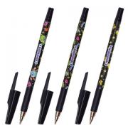 Ручка шариковая ЮНЛАНДИЯ "CUTE MONSTER", синяя, SOFT TOUCH покрытие, узел 0,7 мм, линия письма 0,35 мм, 143730 - Премиум Сервис