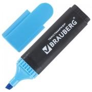 Текстовыделитель BRAUBERG "Contract", ГОЛУБОЙ, линия 1-5 мм, 150391 - Премиум Сервис