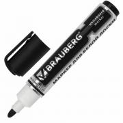 Маркер стираемый для белой доски ЧЕРНЫЙ, BRAUBERG "Neo", ЧЕРНЫЙ, с клипом, 5 мм, 150487 - Премиум Сервис