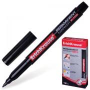 Маркер перманентный (нестираемый) ERICH KRAUSE "P-100", ЧЕРНЫЙ, круглый наконечник, 0,5-1,2 мм, 12841 - Премиум Сервис