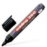 Маркер стираемый для белой доски ЧЕРНЫЙ, EDDING "360", 1,5-3 мм, E-360/1 - Премиум Сервис