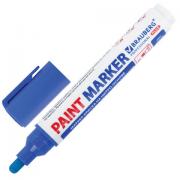 Маркер-краска лаковый (paint marker) 6 мм, СИНИЙ, НИТРО-ОСНОВА, BRAUBERG PROFESSIONAL PLUS EXTRA, 151453 - Премиум Сервис