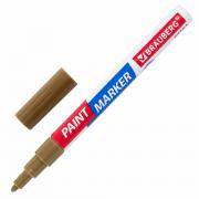 Маркер-краска лаковый EXTRA (paint marker) 2 мм, ЗОЛОТОЙ, УСИЛЕННАЯ НИТРО-ОСНОВА, BRAUBERG, 151972 - Премиум Сервис