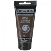 Краска акриловая художественная BRAUBERG ART CLASSIC, туба 75 мл, УМБРА НАТУРАЛЬНАЯ, 191114 - Премиум Сервис