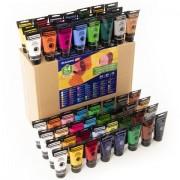 Краски акриловые художественные BRAUBERG ART CLASSIC, НАБОР 54 шт, 49 цветов, в тубах 75 мл, 191724 - Премиум Сервис