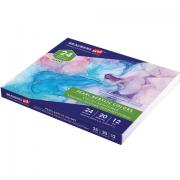 Краски акриловые художественные ПЕРЛАМУТРОВЫЕ, НАБОР 24 шт., 20 цветов в тубах 12 мл, BRAUBERG ART, 192244 - Премиум Сервис