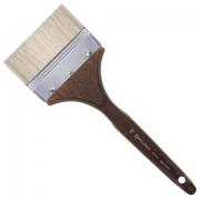 Кисть художественная профессиональная BRAUBERG ART CLASSIC, щетина, флейц, № 100, короткая ручка, 200748 - Премиум Сервис