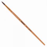 Кисть ПИФАГОР, БЕЛКА, круглая, № 4, деревянная лакированная ручка, с колпачком, 200818 - Премиум Сервис