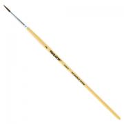 Кисть ПИФАГОР, ПОНИ, круглая, № 2, деревянная лакированная ручка, с колпачком, 200831 - Премиум Сервис