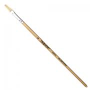 Кисть ПИФАГОР, ЩЕТИНА, плоская, № 6, деревянная лакированная ручка, пакет с подвесом, 200872 - Премиум Сервис