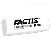 Ластик FACTIS P 36 (Испания), 56х20х9 мм, белый, прямоугольный, скошенные края, CPFP36B - Премиум Сервис