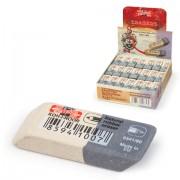 Ластик KOH-I-NOOR 6541/80, 41x14x8 мм, бело-серый, прямоугольный, скошенные края, натуральный каучук, 6541080004KDRU - Премиум Сервис