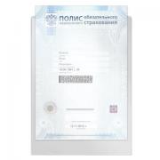 Папка-файл для медицинского полиса, 223х158 мм, без отверстий, ПВХ 120 мкм, "ДПС", 3127 - Премиум Сервис