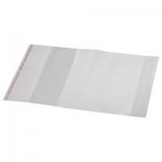 Обложка ПП для тетради и дневника, универсальная, прозрачная, клейкий край, 80 мкм, 215х400 мм, 16.14 - Премиум Сервис