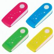 Ластик ЮНЛАНДИЯ "Юнландик-астронавт", 57х22х14 мм, пластиковый футляр, ассорти, 229564 - Премиум Сервис