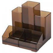 Подставка-органайзер BRAUBERG-CONTRACT, 109х95х101,5 мм, 5 отделений, тонированная, 230994 - Премиум Сервис