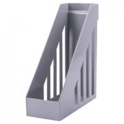 Лоток вертикальный для бумаг, увеличенная ширина (277х100х290 мм), BRAUBERG-MAXI, серый, 231051 - Премиум Сервис