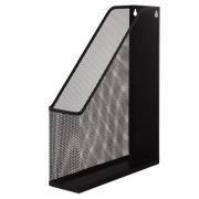 Лоток вертикальный для бумаг BRAUBERG "Germanium" (250х72х315 мм), металлический, черный, 231948 - Премиум Сервис