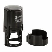 Оснастка для печатей, оттиск D=42 мм, синий, GRM 46042 Hummer, корпус черный, крышка, подушка, 121500200 - Премиум Сервис