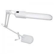Настольная лампа светильник Дельта + на подставке, ЛЮМИНЕСЦЕНТНАЯ, цоколь 2G7, 11 Вт, белый - Премиум Сервис
