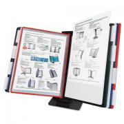 Демосистема настольная/настенная, с 10 цветными панелями А4, металлическая основа, черная, BRAUBERG "SOLID", 236716 - Премиум Сервис