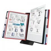 Демосистема настольная/настенная, с 10 цветными панелями А4, металлическая основа, черная, BRAUBERG "SOLID", 236716 - Премиум Сервис